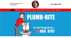 Desktop Screenshot of plumb-riteplumbing.com